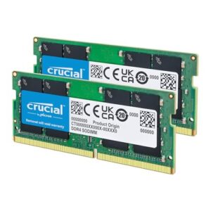 Crucial RAM 64GB Kit (2x32GB) DDR4 3200MHz CL22 (or 2933MHz or 2666MHz) Laptop Memory CT2K32G4SFD832A