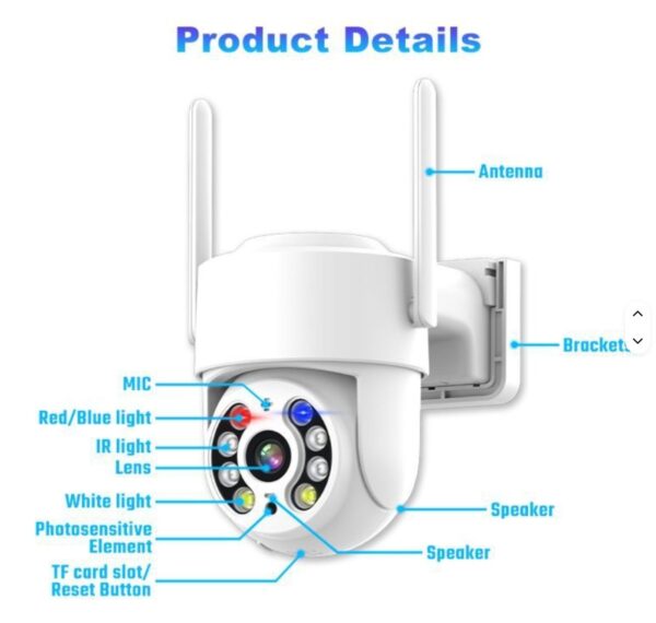 8-channel monitoring camera system network camera 5MP WiFi dome camera